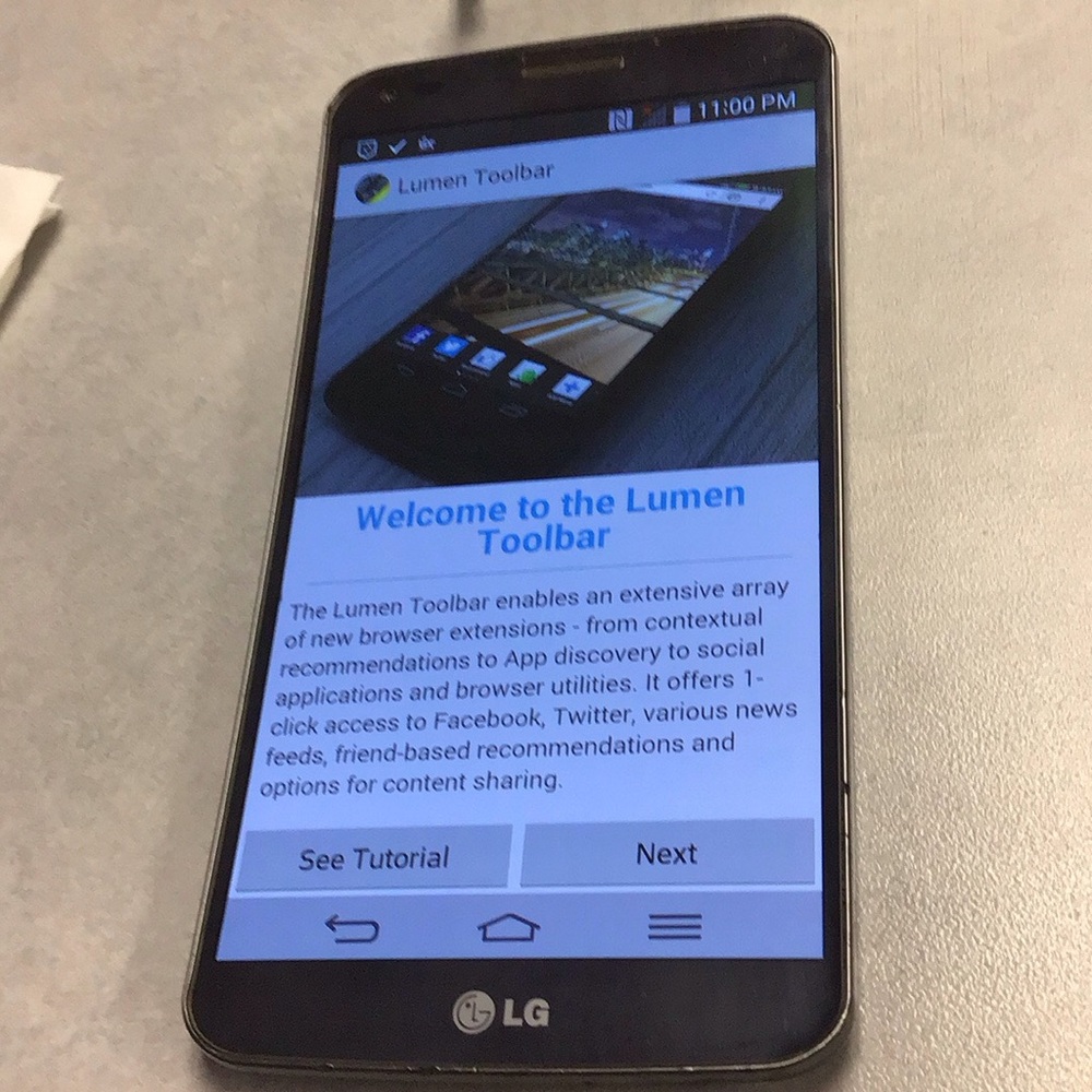 LG G Flex Android Smart Phone